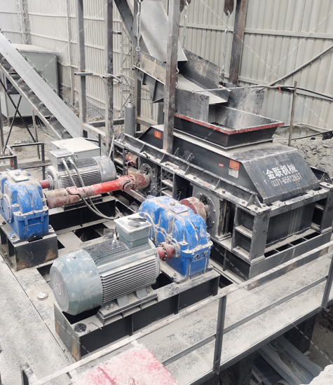 鵝卵石制砂生產(chǎn)線使用對輥制砂機(jī)