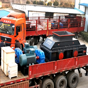 2PG1200x800型直連式半自動對輥破碎機發貨圖片