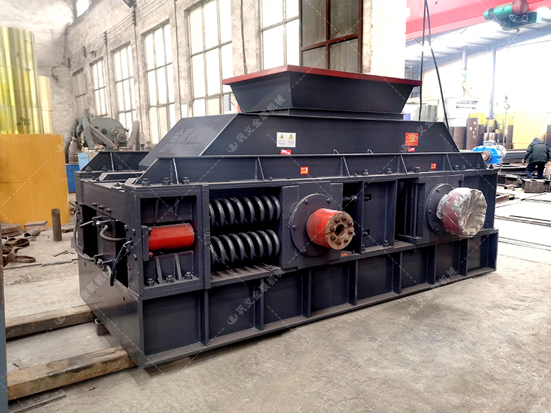 2PG1500X800大型對輥破碎機(jī)發(fā)貨圖片_發(fā)往陜西漢中_破碎石英砂