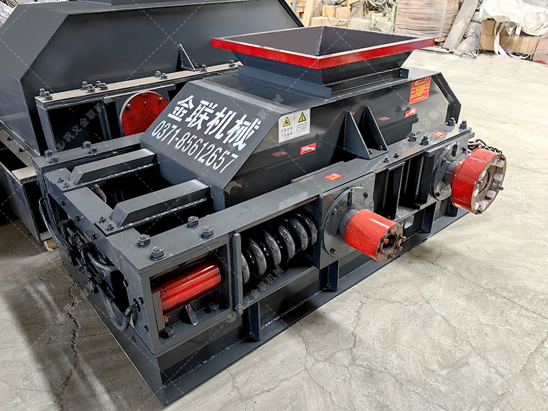 2PG800X600對輥破碎機發貨圖片_發往廣西三江_鵝卵石制砂